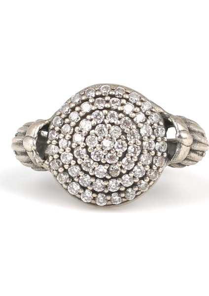 925 Ayar Gümüş Taşlı Tasarım Yüzük