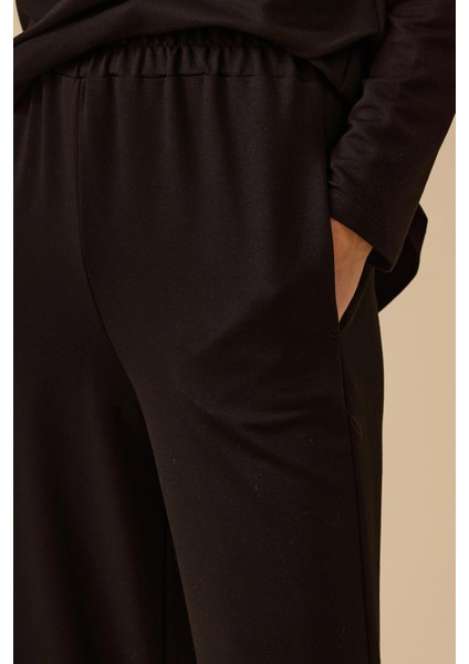 Kadın Basic Tunik Takım 1004 Siyah