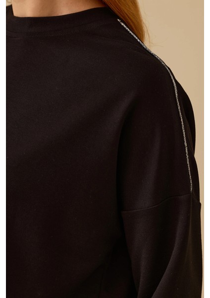 Kadın Basic Tunik Takım 1004 Siyah