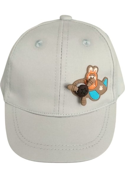 Kitti 1-3 Yaş Erkek Bebek&çocuk Aksesuarlı Yazlık Şapka