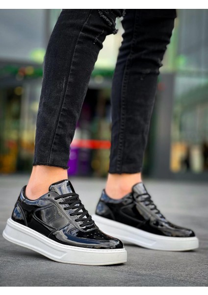 Kb-X8 Kuback Siyah Rugan Detaylı Beyaz Yüksek Taban Günlük Spor Ayakkabı fırsatları