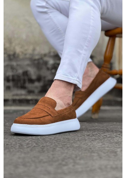 WG161 Taba Süet Erkek Casual Ayakkabı modelleri