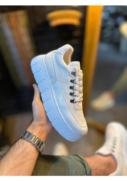 Yüksek Taban Günlük Ayakkabı 600 Beyaz