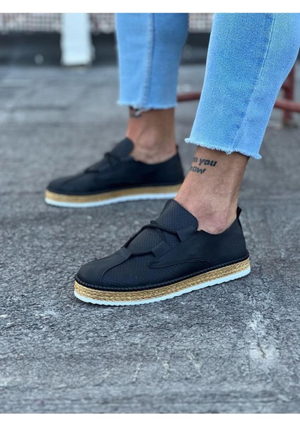 WG015 Siyah Erkek Casual Ayakkabı