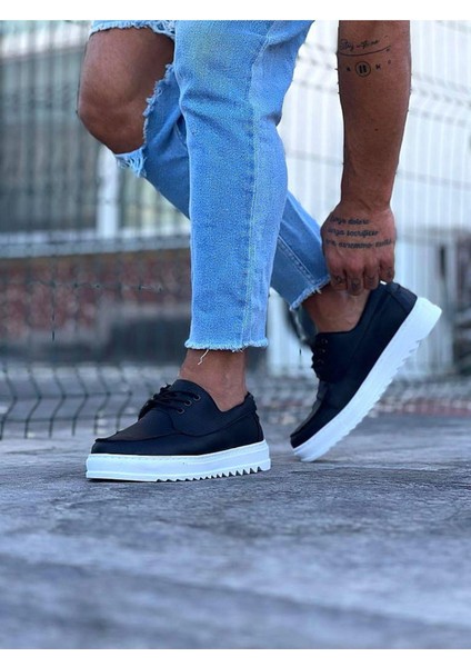 WG506 Siyah Erkek Saraclı Casual Ayakkabı modelleri