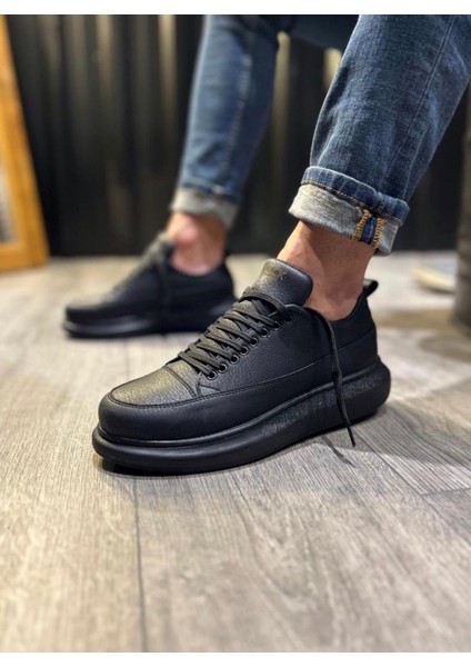 Günlük Ayakkabı 814 Siyah (Siyah Taban)