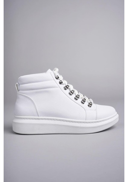 SLW206 Ottawa Bağcıklı Cilt Erkek Günlük Spor Bot Bt - Beyaz fiyatları