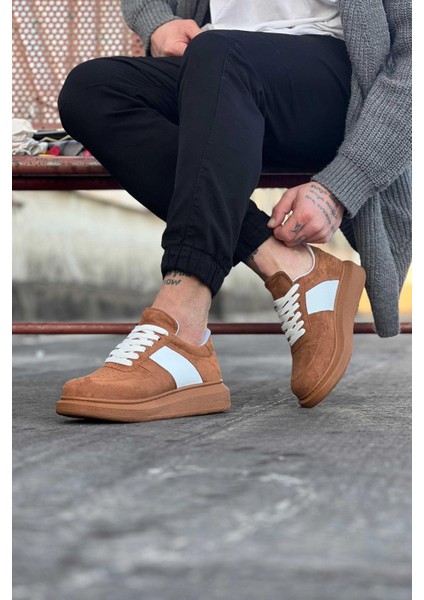 WG011 Taba Süet Erkek Casual Ayakkabı