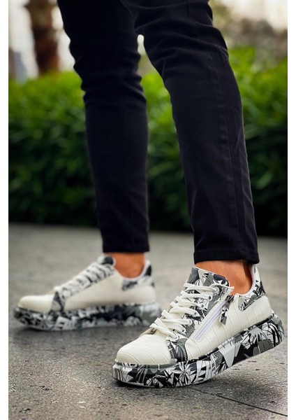 Kb-02 Kuback Bağcıklı Crocodile Beyaz Siyah Günlük Erkek Ayakkabı fırsatları