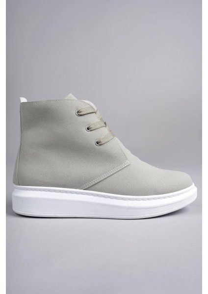 SLW207 Oslo Bağcıklı Süet Erkek Günlük Spor Bot Bt - Gri fiyatları