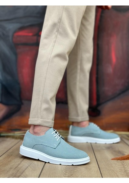 BA0003 Bağcıklı Klasik Spor Keten Turkuaz Yüksek Taban Casual Erkek Ayakkabı fiyatları