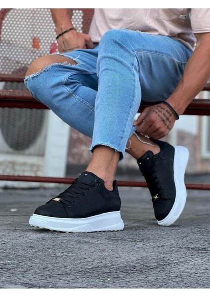 WG501 Siyah Erkek Yüksek Taban Ayakkabı modelleri