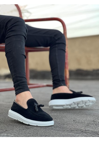 BA0005 Bağcıksız Yüksek Taban Klasik Süet Kemerli Püsküllü Corcik Erkek Ayakkabı fiyatları