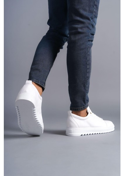 SLW152 Cool Bağcıklı Cilt Erkek Günlük Spor Klasik Ayakkabı Cbt - Beyaz fiyatları