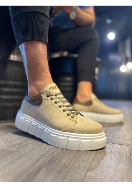 Yüksek Taban Günlük Süet Ayakkabı 144 Vizon Süet fiyatları