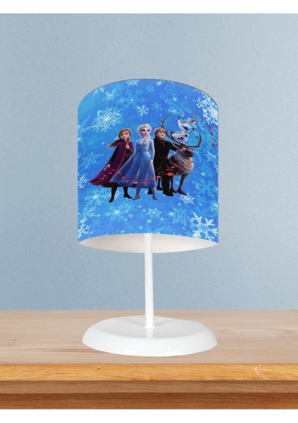 Bebek ve Çocuk Odası Karlar Ülkesi Desenli Abajur