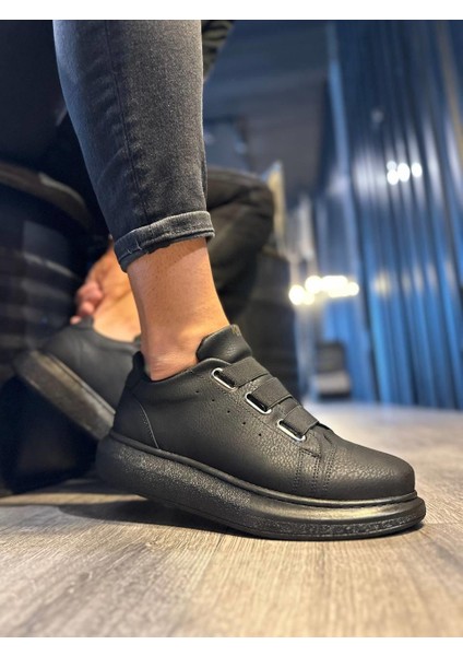 Sneakers Ayakkabı 889 Siyah (Siyah Taban)