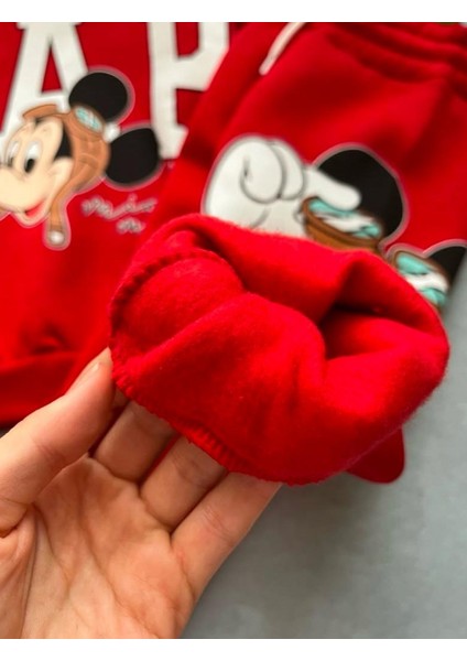 Mickey Mouse Şardonlu Erkek Takım