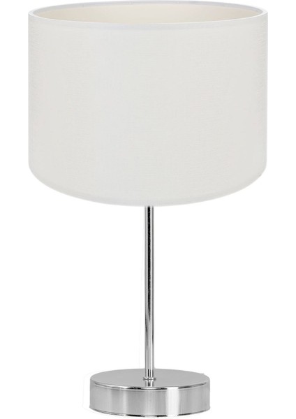 Seka Beyaz Krom Ayaklı Sarkıt Masa Lambası Abajur fiyatları