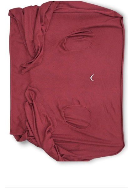 Silk Andcashmere S- M- L Uyumlu Bordo Triko Asimetrik Şal Hırka
