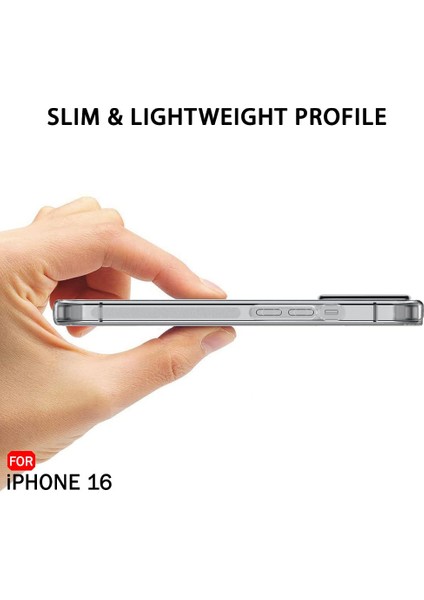 Apple iPhone 16 ile Uyumlu Kılıf Şeffaf Esnek Silikon Telefon Kılıfı Kapak indirimleri