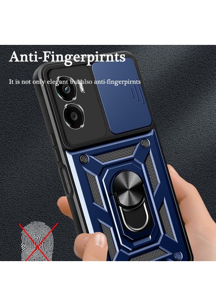 Xiaomi Poco X7 Pro ile Uyumlu Kılıf Magnetik Standlı Kamera Korumalı Sürgülü Kapak fırsatları