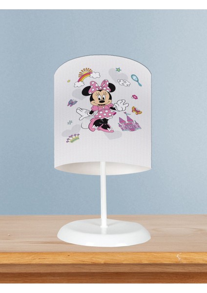 Bebek ve Çocuk Odası Minnie Mause Küçük Figür Desenli Abajur
