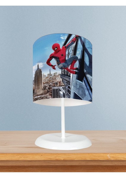 Home Bebek ve Çocuk Odası Spider-Man Desenli Abajur