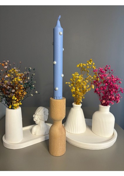 Bebek Mavisi Incili Mum