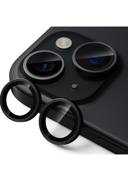 Apple iPhone 15 / Apple iPhone 15 Plus Raze Metal Kamera Lens Koruyucu