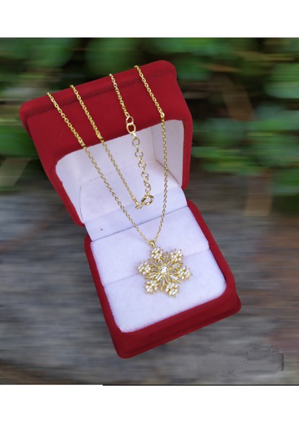 925 Ayar Gümüş Kartanesi Altın Kaplama Renk Kolye fiyatları