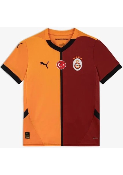 Galatasaray. Victor Osimhen Iç Saha Sarı-Kırmızı 24/25 Sezon Yetişkin T-Shrt