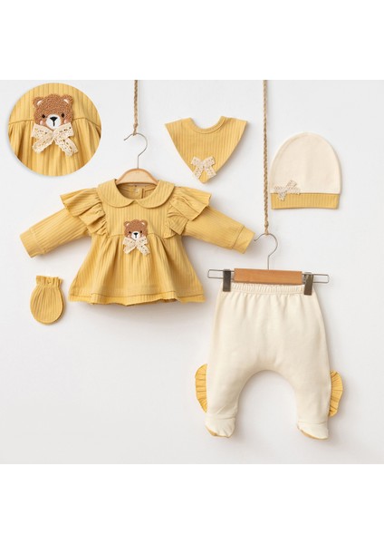 Cute Bear Kız 5'li Set