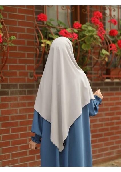 Tesettür Hijab Medine Ipeği Eşarp Krem modelleri