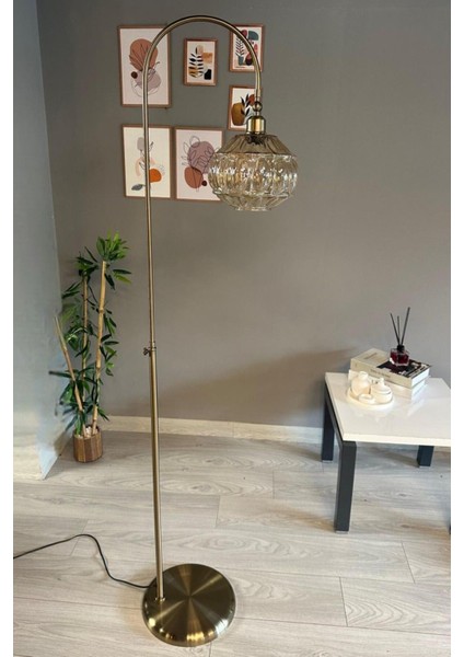 Cam Bal Rengi Lambader Modern Oturma Odası
