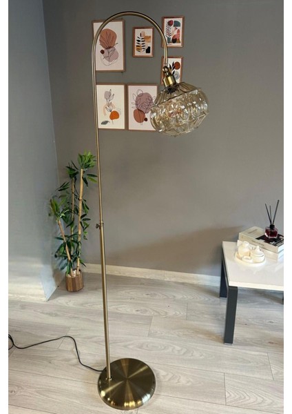 Cam Bal Rengi Lambader Modern Oturma Odası
