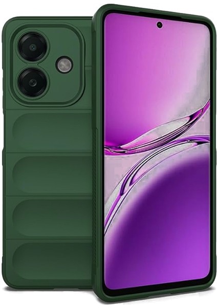 Oppo A3 Kılıf Optimum Lens Çerçeveli Silikon Kapak