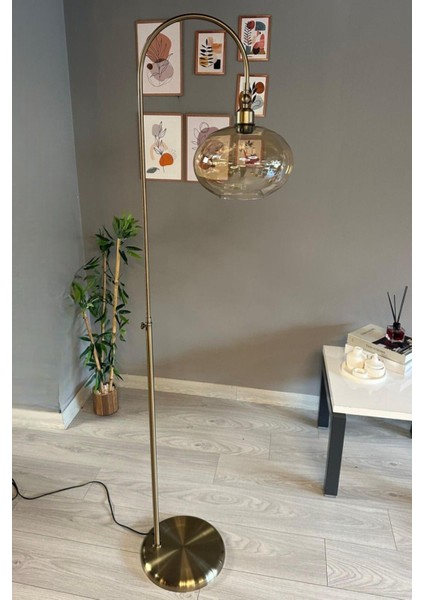 Cam Bal Rengi Lambader Modern Oturma Odası