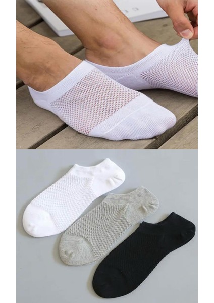 6 Çift Erkek Görünmez Sneaker Çorap