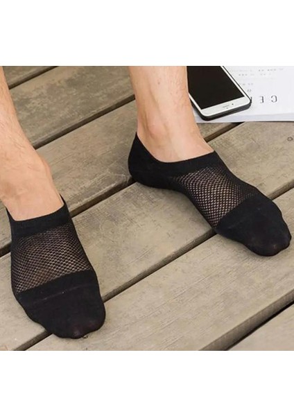 6 Çift Erkek Görünmez Sneaker Çorap