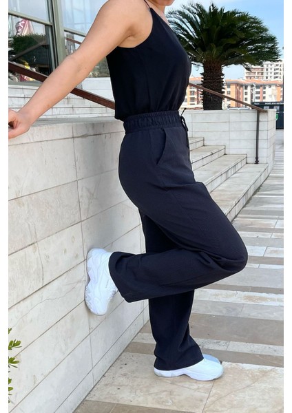 Pantolon Gofre Palazzo