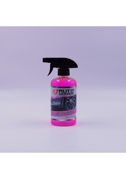 Autodeepen Oto Lastik Parlatıcı 500 Ml, Sprey Başlıklı, Parlak Görünüm Sağlar, Uzun Süre Kalıcı
