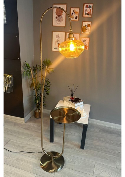 Yuka Bal Rengi Lambader U Tepsili Hareketli Başlık Sehpalı Modern Dekoratif Metal Oturma Odası fiyatları