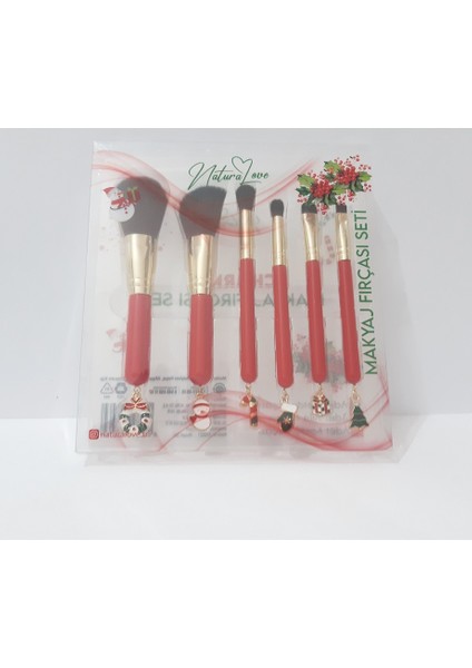 Makyaj Fırça Seti 6 Lı Set Makyaj Fırçası