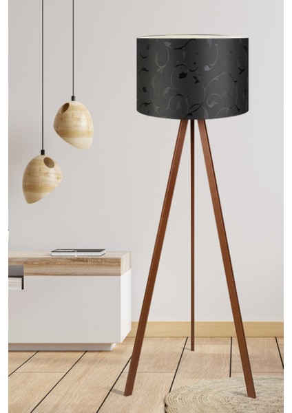 Siyah Desenli Tripod Lambader modelleri