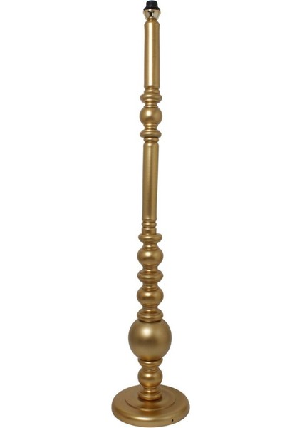 Ahşap Gold Lambader Ayak Vintage Model 140 cm LA77821