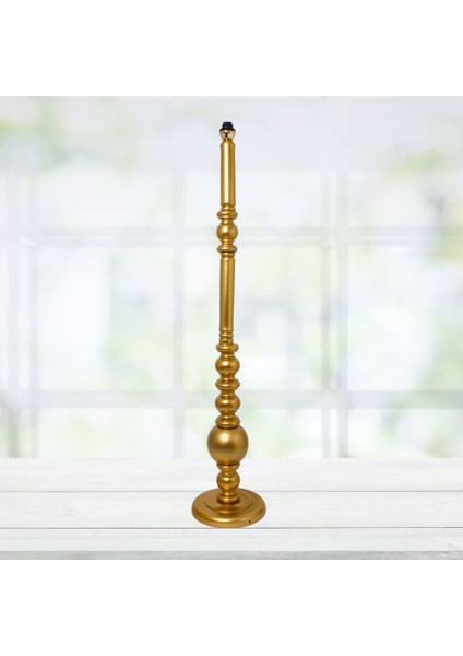 Ahşap Gold Lambader Ayak Vintage Model 140 cm LA77821