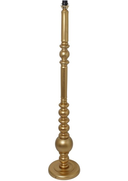 Ahşap Gold Lambader Ayak Vintage Model 140 cm LA77821