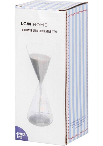 Renksiz Dekoratif Cam Kum Saati 18 cm fırsatları