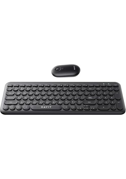 KB254GCM Kablosuz Klavye Mouse Set (Siyah)